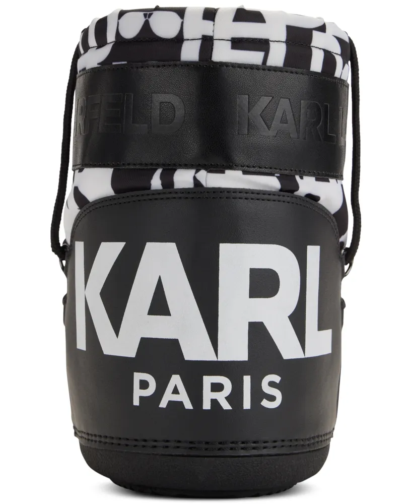 Karl Lagerfeld Paris Women's Piers Lace-Up Cold-Weather Booties