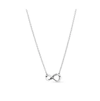 Pandora Moments Sterling Sparkling Cubic Zirconia Infinity Collier Necklace