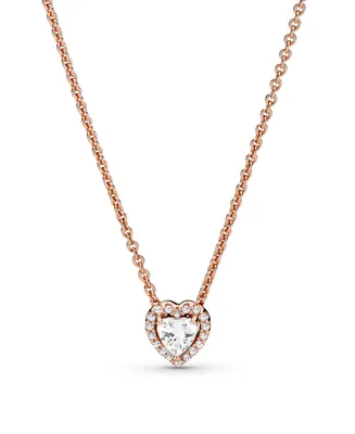 Pandora Timeless Sparkling Cubic Zirconia Heart Collier Necklace