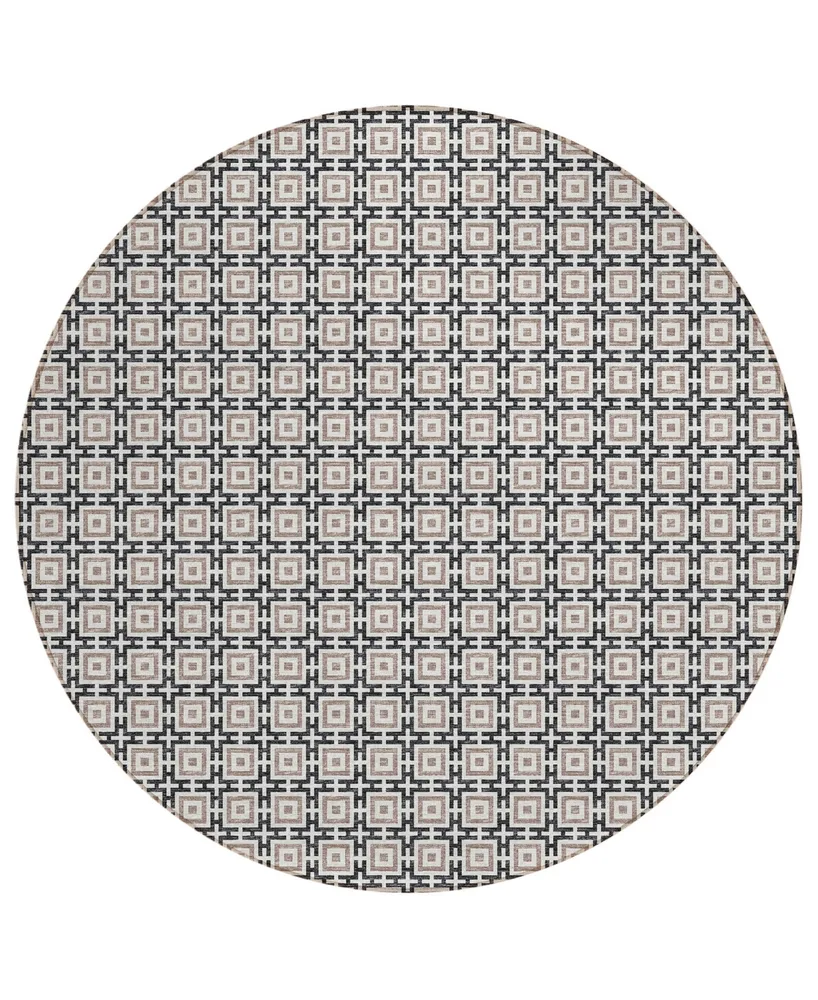 D Style Robbey Washable RBY1 10' x Round Area Rug
