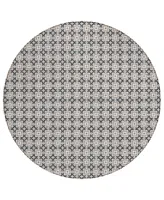 D Style Robbey Washable RBY1 10' x Round Area Rug