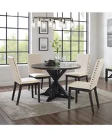 Crosley Furniture Hayden 5 Piece Medium-Density Fiberboard (Mdf) Round Dining Table Set For 4