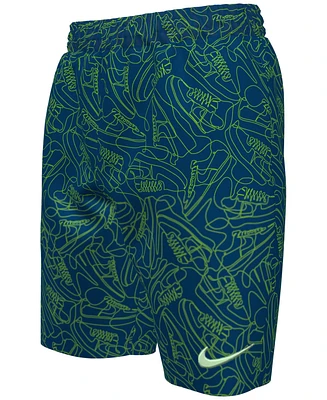 Nike Big Boys Sneakers 7" Volley Swim Shorts