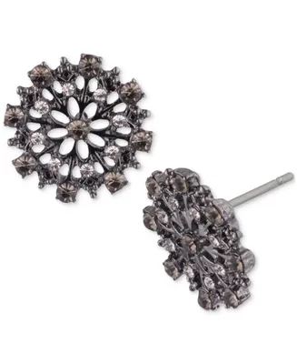 Marchesa Crystal Floral Stud Earrings