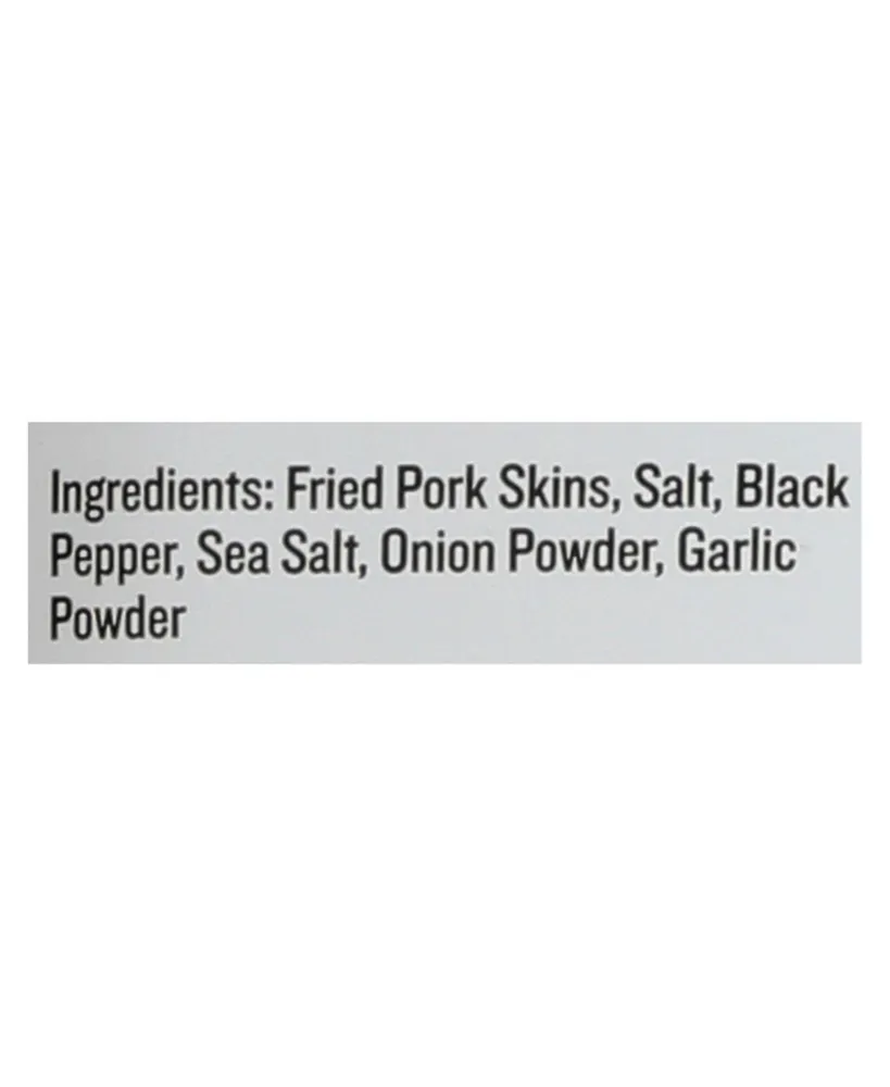 Epic - Pork Rinds - Sea Salt and Pepper - Case of 12 - 2.5 oz.