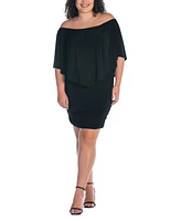 24seven Comfort Apparel Plus Bodycon Mini Dress