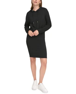 Dkny Sport Women's Long-Sleeve Hoodie Dress