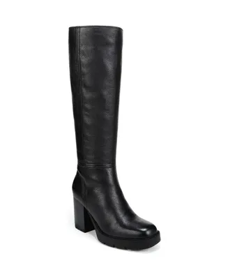 Naturalizer Willow Wide Calf Lug Sole Tall Boots