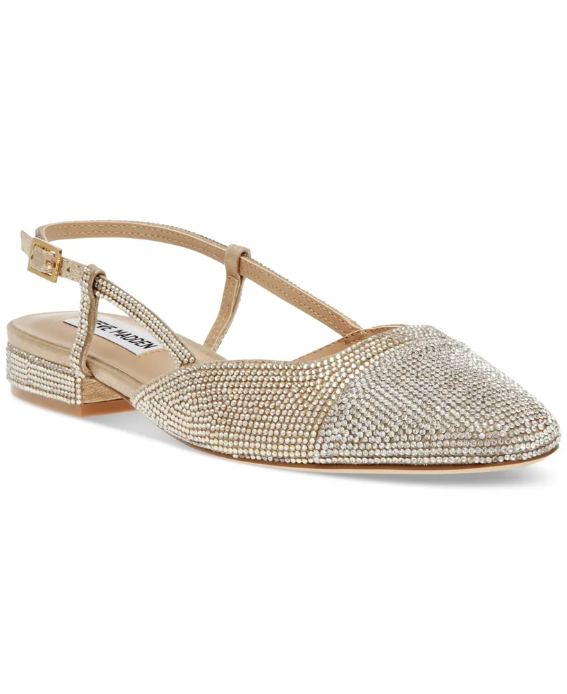 Steve Madden Women's Belinda-r Embellished Slingback Flats