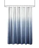 Madison Park Ara Ombre Printed Seersucker Shower Curtain, 72" x