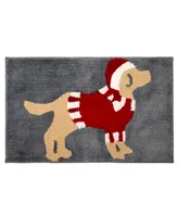 Avanti Christmas Dog Bath Rug, 20" x 32"