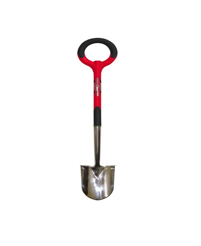 Radius Garden Pro Ergonomic Stainless Steel Floral Shovel, Red