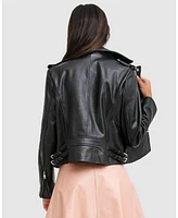 Belle & Bloom Women's Just Friends Leather Jacket