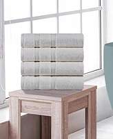 Superior Smart Dry Zero Twist Cotton 4-Piece Bath Towel Set