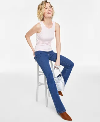 On 34th Women's Ribbed High-Neck Tank Top, Created for Macy's