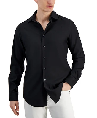 Alfani Men's Slim-Fit Dobby Dress Shirt, Created for Macy's