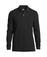 Lands' End Big & Tall Comfort First Long Sleeve Mesh Polo Shirt