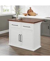 Crosley Furniture Bartlett 42" Wood Top Kitchen Island