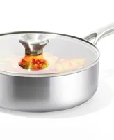 Oxo Mira Tri-Ply Stainless Steel 11" Saute Pan with Lid