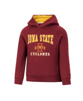 Toddler Boys and Girls Colosseum Cardinal Iowa State Cyclones Chimney Sweep Raglan Pullover Hoodie