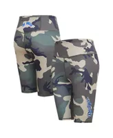 Women's Pro Standard Camo Los Angeles Dodgers Allover Print Bike Shorts