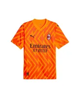 Men's Puma Orange Ac Milan 2023/24 Replica Short Sleeve Goalkeeper Jersey