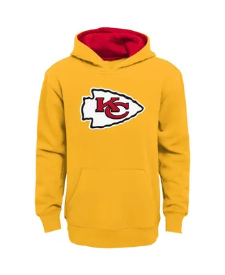 Big Boys Gold Kansas City Chiefs Prime Pullover Hoodie