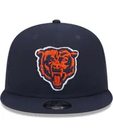 Youth Boys and Girls New Era Navy Chicago Bears Alternate Logo Main Trucker 9FIFTY Snapback Hat