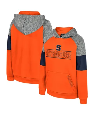 Big Boys Colosseum Orange Syracuse Live Hardcore Raglan Pullover Hoodie