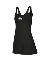 Women's ZooZatz Black Georgia Bulldogs Logo Scoop Neck Dress