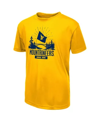 Big Boys Colosseum Gold West Virginia Mountaineers Fan T-shirt