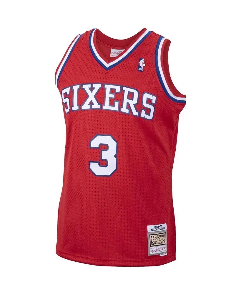 Men's Mitchell & Ness Allen Iverson Philadelphia 76ers Hardwood Classics Swingman Jersey