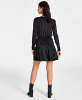 Bar Iii Women's Ruched Mini Dress, Created for Macy's