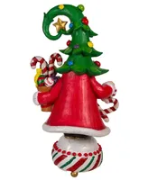 Kurt Adler 12" Jolly Jingles Tree Hat Gnome Table Piece