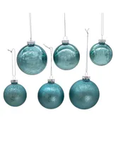 Kurt Adler 60-80Mm Glass Shiny Matte Mercury Ball Ornaments, 20 Piece Set