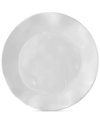 Q Squared Ruffle White Melamine Salad Plates, Set Of 4