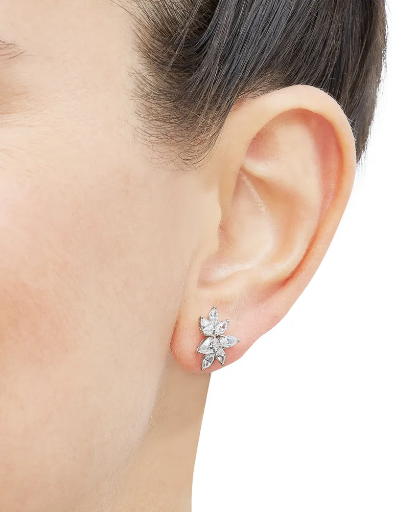 Grown With Love Lab Grown Diamond Marquise & Pear Stud Earrings (1-1/2 ct. t.w.) in 14k White Gold