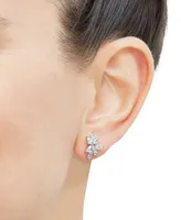 Grown With Love Lab Grown Diamond Marquise & Pear Stud Earrings (1-1/2 ct. t.w.) in 14k White Gold