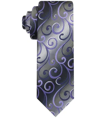 Van Heusen Men's Shimmering Swirl Tie