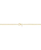 Diamond Mini Cluster Station 18" Collar Necklace (1/5 ct. t.w.) in 14k Gold-Plated Sterling Silver - Gold