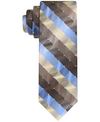 Van Heusen Men's Geometric Dot Long Tie