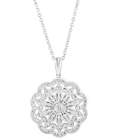 Effy Diamond Pendant Necklace (1/3 ct. t.w.) in 14k White Gold