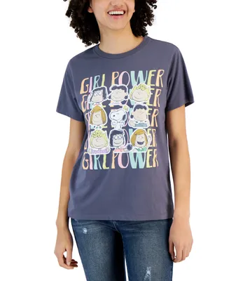 Grayson Threads, The Label Juniors' Peanuts Girl Power Graphic T-Shirt