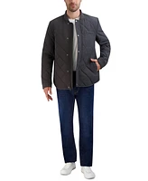 Cole Haan Men's Diamond Quilted Rain Jacket