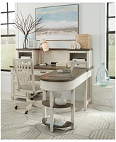 Dawnwood Pedestal Desk and Return