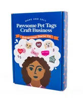 Kids Crafts Pawsome Pet Tags Business in a Box Craft Kit