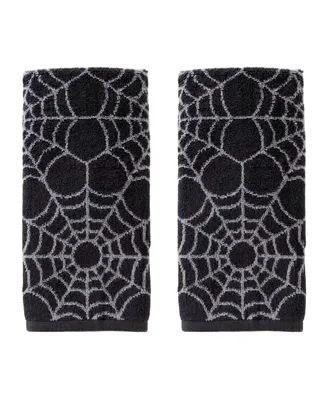 Skl Home Spider Web Cotton 2 Piece Hand Towel Set