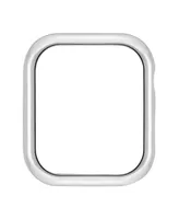 Anne Klein Women's Polished Silver-Tone Alloy Metal Protective Case designed for Apple Watch 40mm - Silver