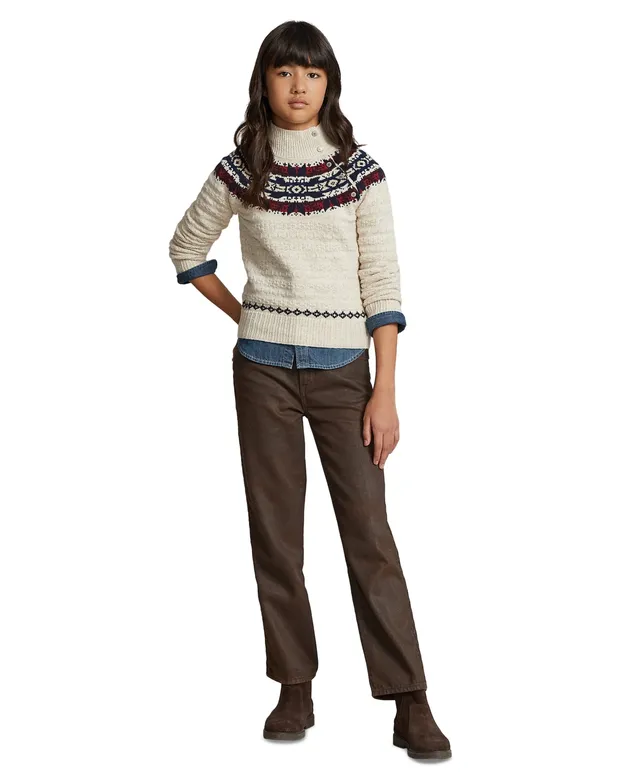 Polo Ralph Lauren Big Girls Fair Isle Wool-Blend Sweater