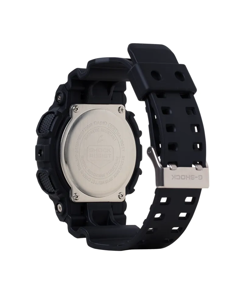 G-Shock Men's Analog Digital Black Resin Watch 51.2mm, GA100CY-1A